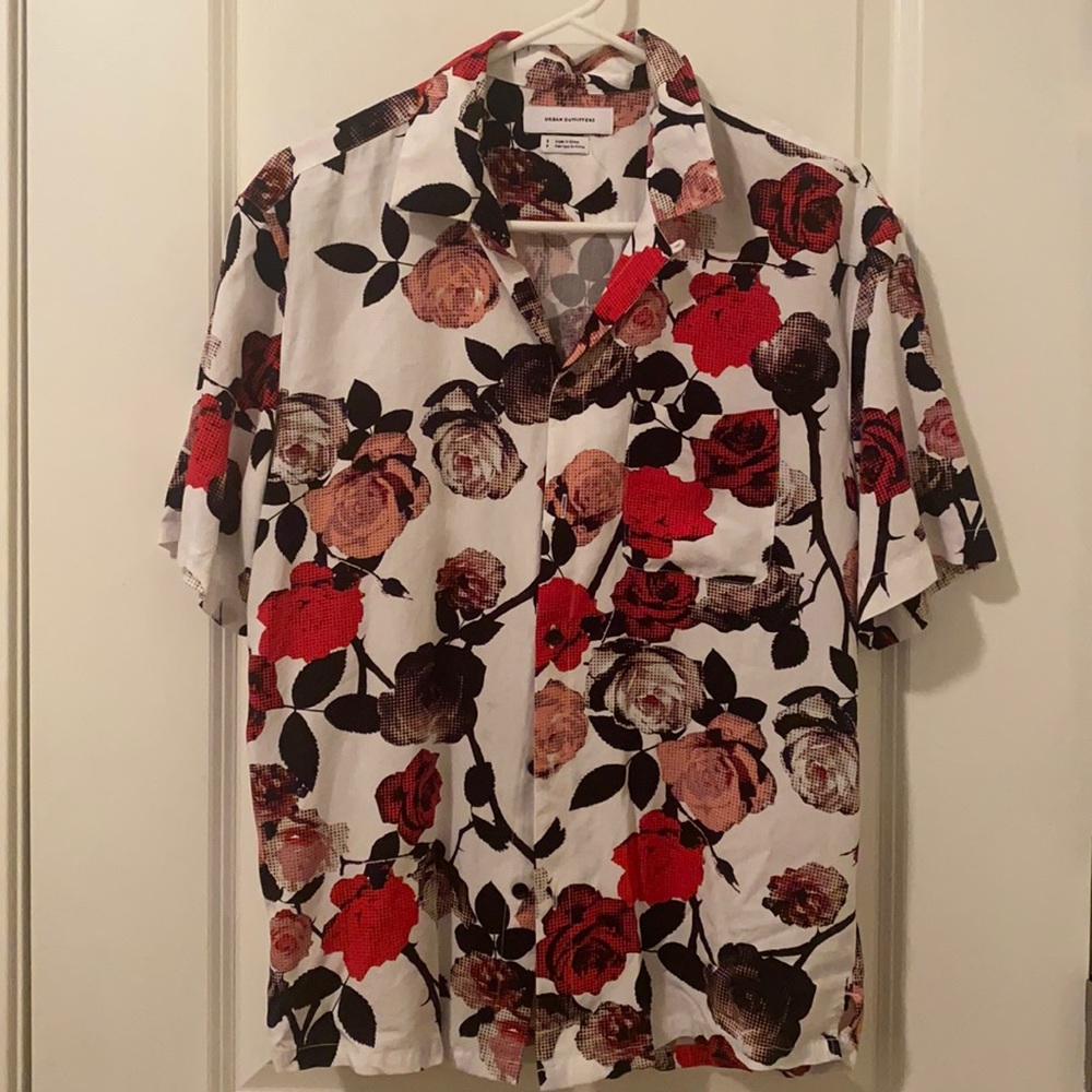 Urban Outfitters Floral Button Up